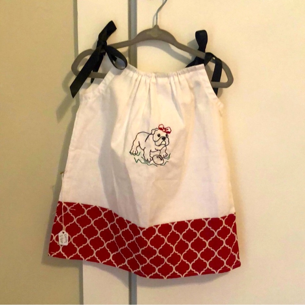 3-6 month baby girl bulldog dress